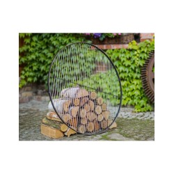 Grill na trójnogu 180 cm - ruszt stal naturalna 70 cm + kołowrotek