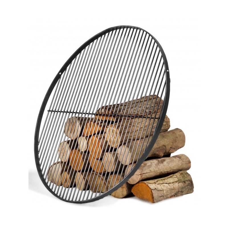 Grill na trójnogu 200 cm - ruszt stal naturalna 80 cm + kołowrotek