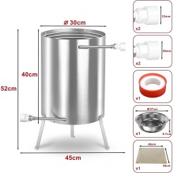 Kociołek do Ogrzewania Basenu i Balii  [HAGENATUREN]