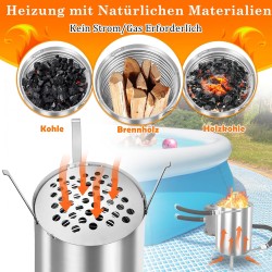 Kociołek do Ogrzewania Basenu i Balii  [HAGENATUREN]