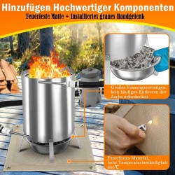 Kociołek do Ogrzewania Basenu i Balii  [HAGENATUREN]