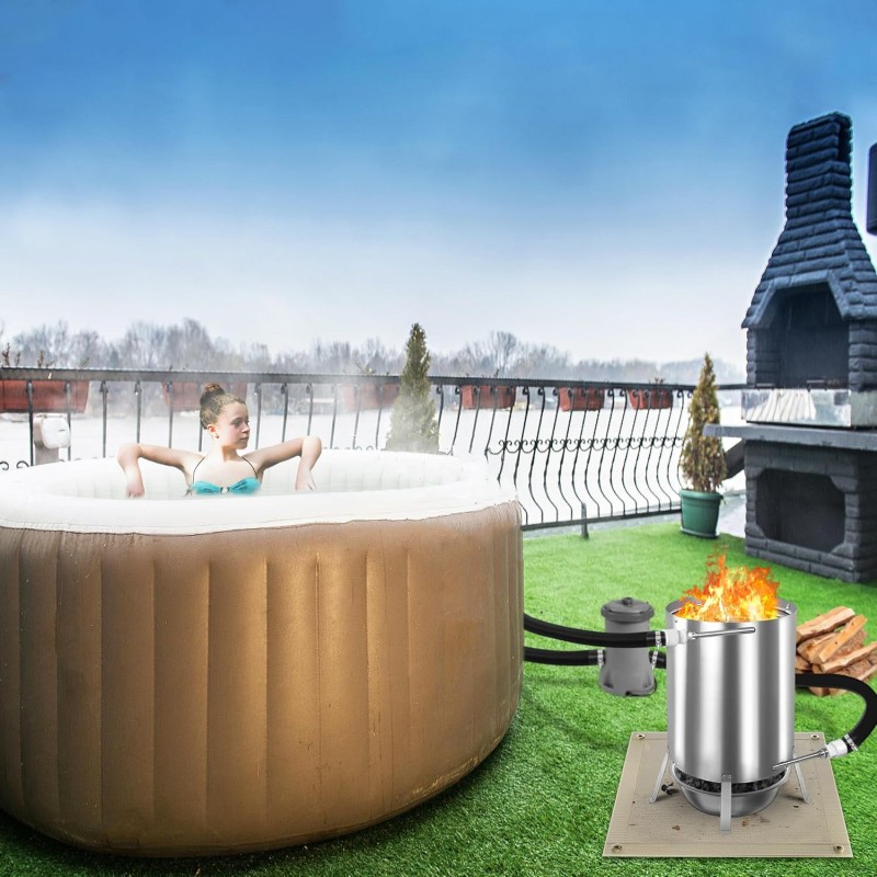 Kociołek do Ogrzewania Basenu i Balii  [HAGENATUREN]