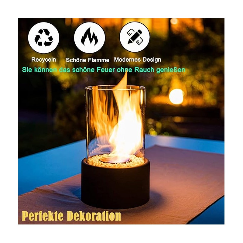 Elegancki i Nowoczesny Kominek Stołowy na Bioetanol HAGENATUREN