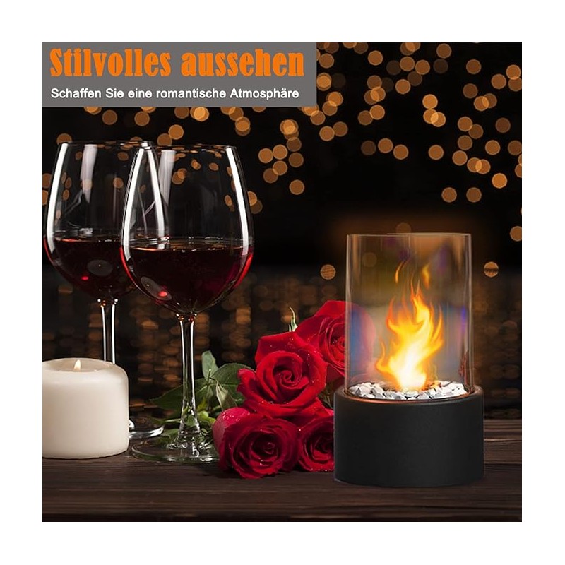 Elegancki i Nowoczesny Kominek Stołowy na Bioetanol HAGENATUREN