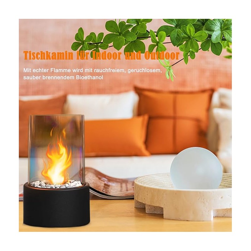 Elegancki i Nowoczesny Kominek Stołowy na Bioetanol HAGENATUREN