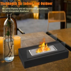 Elegancki i Nowoczesny Kominek Stołowy na Bioetanol 35x18 cm HAGENATUREN