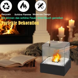 Elegancki i Nowoczesny Kominek Stołowy na Bioetanol 21x25 cm HAGENATUREN