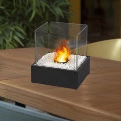 Elegancki i Nowoczesny Kominek Stołowy na Bioetanol 21x25 cm HAGENATUREN