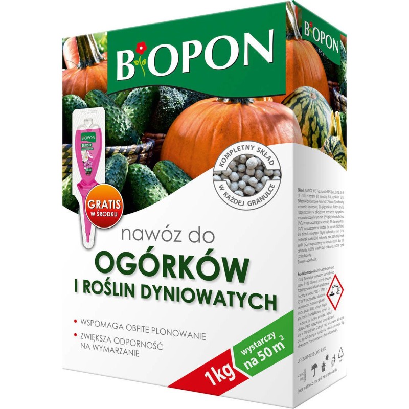 Biopon Do ogórków i innych roślin dyniowatych 1kg